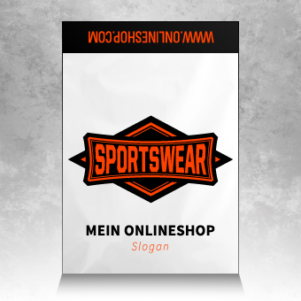 Versandbeutel 58cm+5cm x 60cm, 2 farbig Coex